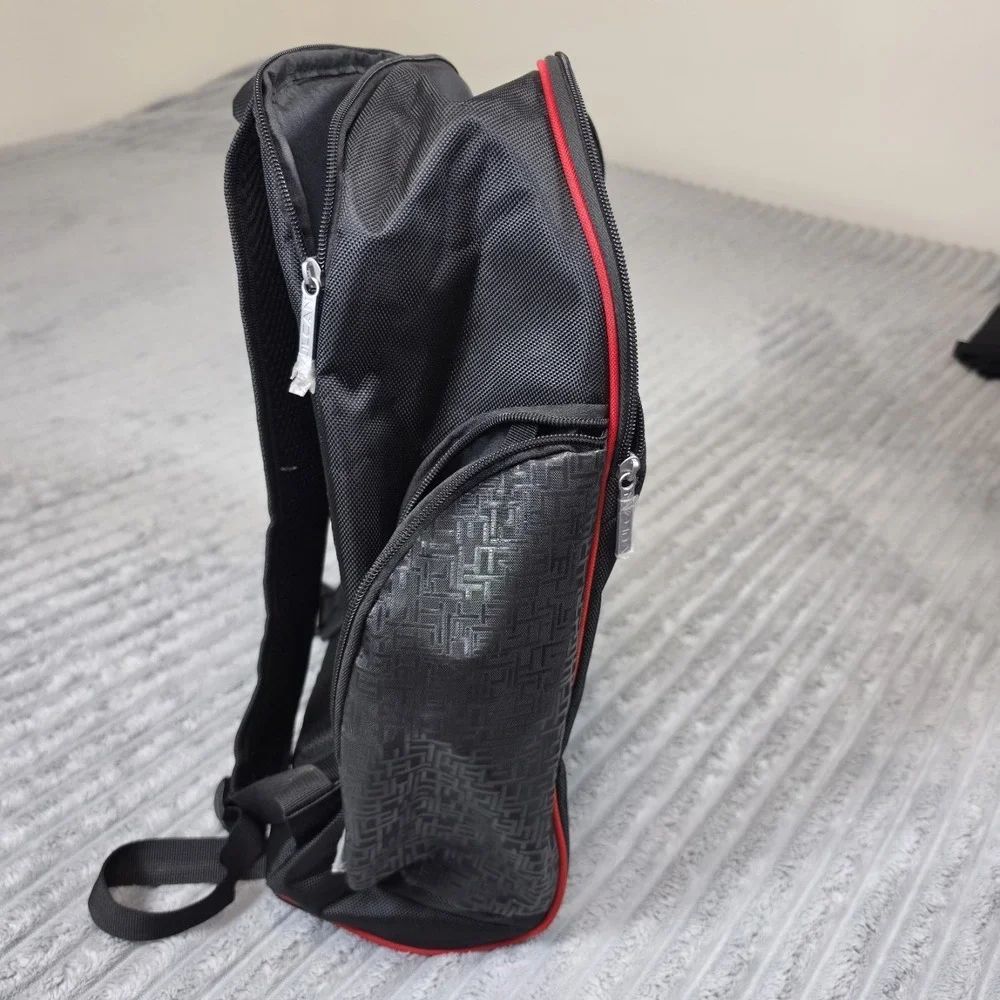 Vulcan VPRO Pickleball Backpack Black Red Large Multipockets LightweightDurable